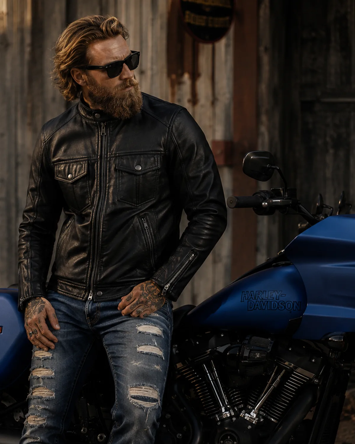 Jaqueta Leather 01 — editorial Klan Custom